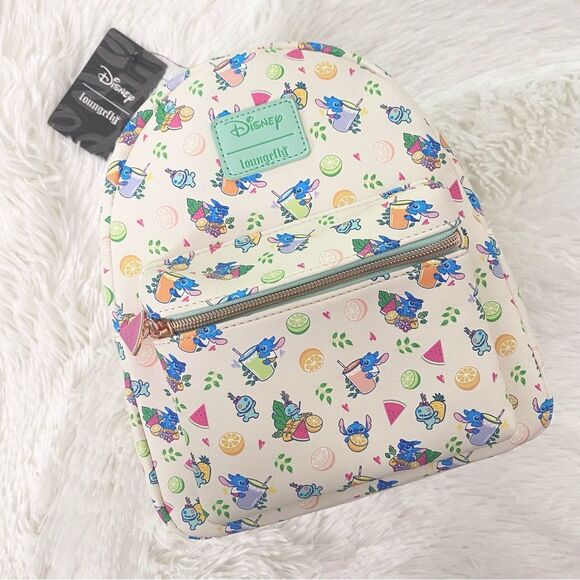 Loungefly Disney Lilo & Stitch Vacation Vibes Mini Backpack - Picture 1 of 8